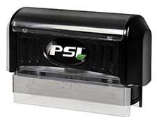 PSI 1479 Pre-Inked Impression Size: 9/16" x 3 1/8"