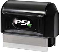 PSI 2264 Pre-inked stamps Impression size 13/16" x 2 1/2"