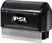 PSI 3679 Pre-inked stamps Impression size 1 7/16" x 3 1/8"