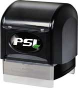 PSI 4141 Pre-inked stamp Impression size 1 5/8" x 1 5/8"
