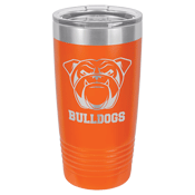 Polar Camel 20 oz. Orange Ringneck Vacuum Insulated/Tumbler