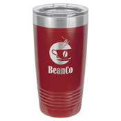 Polar Camel 20 oz. Maroon Ringneck Vacuum Insulated/Tumbler
