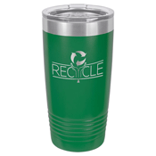 Polar Camel 20 oz. Green Ringneck Vacuum Insulated/Tumbler12