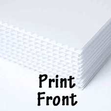 Corrugated Plastic Max. 48" x 72"