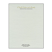 Strathmore Wove Writing Raised Thermography or flat printing