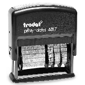 Trodat 4817 Dial-A-Phrase Dater, Character size No.1, 5/32"
