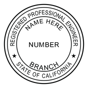 Certified Geologists, Engineering Stamp & Mount