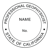 Geophysicists Stamp & Mount